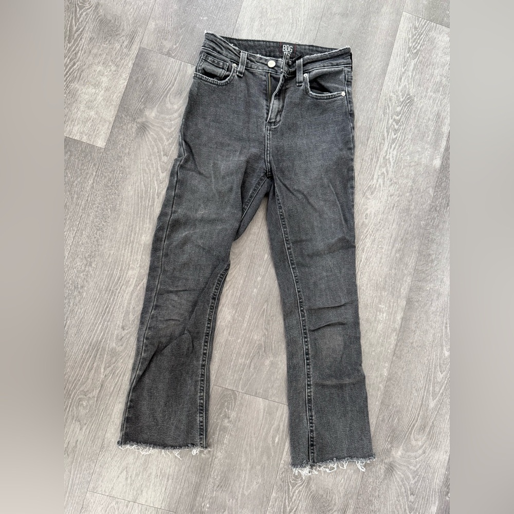 Urban outfitters BDG kick flare, cropped, high-rise jeans.